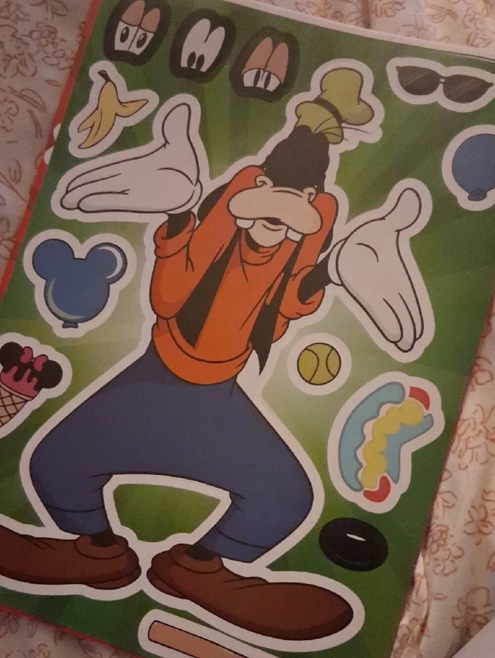 New! Disney Character Sticker Sheets